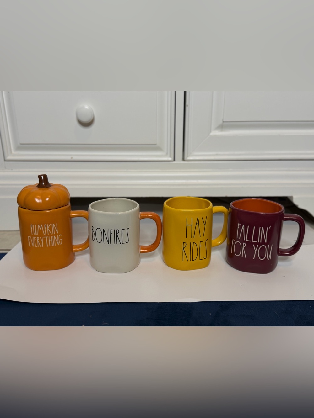 Rae Dunn Fall Mug Bundle – Set of 4